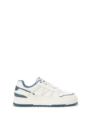Marc O'Polo Sneaker mit robuster Gummisohle Blau/Weiß/Hellblau