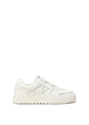 Marc O'Polo Sneaker mit robuster Gummisohle Weiß/Creme/Beige