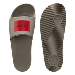 Timein_slid_ph_N Badepantolette mit weichem Textil-Innenfutter