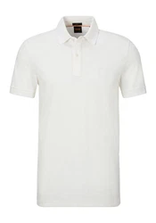 BOSS Shirt 'Passertip' Weiß/Creme/Khaki