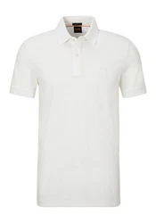 BOSS Shirt 'Passertip' Weiß/Creme/Khaki