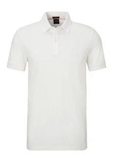 BOSS Shirt 'Passertip' Weiß/Creme/Khaki