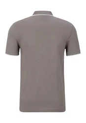 BOSS Shirt 'Passertip' Grau/Braun/Hellgrau