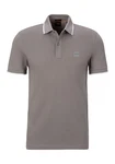 BOSS Shirt 'Passertip' Grau/Braun/Hellgrau