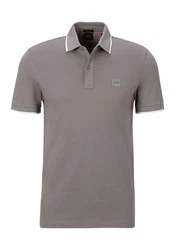 BOSS Shirt 'Passertip' Grau/Braun/Hellgrau