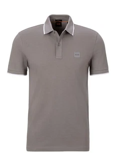 BOSS Shirt 'Passertip' Grau/Braun/Hellgrau