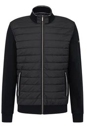 Sweatjacke mit sportlichem Stehkragen