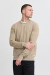 Blend Rundhalspullover Bruton Beige/Khaki