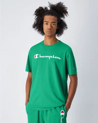 Champion Kurzarmshirt Crewneck T-Shirt BDC Türkis/Grün/Dunkelgrün
