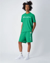 Champion Kurzarmshirt Crewneck T-Shirt BDC Türkis/Grün/Dunkelgrün