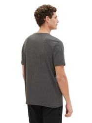 TOM TAILOR T-Shirt Basic T-Shirts (2er-Pack) graphit