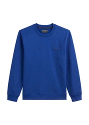Marc O'Polo Sweatshirt mit Slub-Sweat-Struktur Blau/Hellblau