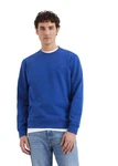 Marc O'Polo Sweatshirt mit Slub-Sweat-Struktur Blau/Hellblau