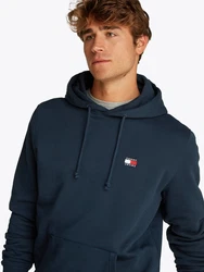 Tommy Jeans Hoodie TJM REG BADGE HOODIE EXT Dunkelblau/Hellblau/Braun/Blau