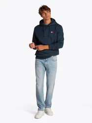 Tommy Jeans Hoodie TJM REG BADGE HOODIE EXT Dunkelblau/Hellblau/Braun/Blau