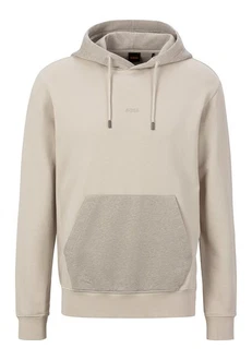 BOSS ORANGE Kapuzensweatshirt We_Block 1026 Beige/Braun/Khaki BOSS ORANGE Kapuzensweatshirt We_Block 1026 Beige/Braun/Khaki