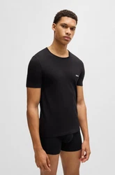 BOSS T-Shirt TShirtRN 3P Classic mit Stickerei Dunkelblau/Blau
