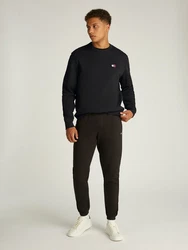 Tommy Jeans Sweatshirt TJM REG BADGE CREW EXT Schwarz/Dunkelblau
