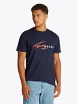 Tommy Jeans Kurzarmshirt TJM REG SIGNTR DNA TEE EXT Mit Rundhalsausschnitt Dunkelblau/Hellblau/Blau
