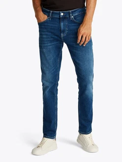 Tommy Jeans Slim-fit Jeans Austin Slim Tapered Blau
