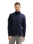 TOM TAILOR Outdoorjacke Sweatshirt Dunkelblau/Hellblau