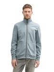 TOM TAILOR Outdoorjacke Sweatshirt Grau/Hellblau/Hellgrün/Blau