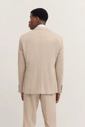 bugatti Anzugsakko mit Stretchfunktion Khaki/Beige/Braun