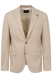 bugatti Anzugsakko mit Stretchfunktion Khaki/Beige/Braun