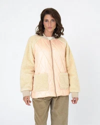 freshlions Steppjacke Julia Orange/Rosa/Gelb/Beige/Braun