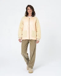 freshlions Steppjacke Julia Orange/Rosa/Gelb/Beige/Braun