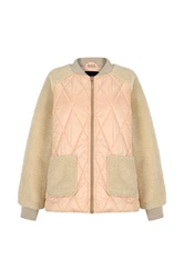 freshlions Steppjacke Julia Orange/Rosa/Gelb/Beige/Braun