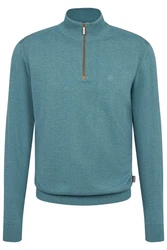 bugatti Troyer mit Stehkragen Türkis/Grün/Blau/Hellblau