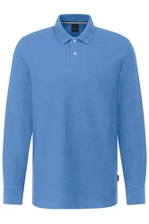 bugatti Langarm-Poloshirt 