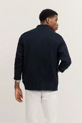 bugatti Strickjacke mit Reißverschluss Schwarz/Braun/Grau/Creme/Hellblau/Dunkelblau