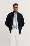 bugatti Strickjacke mit Reißverschluss Schwarz/Braun/Grau/Creme/Hellblau/Dunkelblau