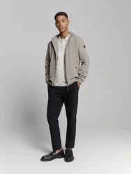 NO EXCESS Jacke Short Fit Hellgrau/Grau/Khaki/Beige/Braun
