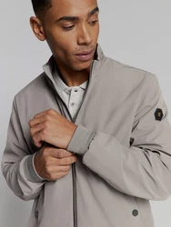 NO EXCESS Jacke Short Fit Hellgrau/Grau/Khaki/Beige/Braun