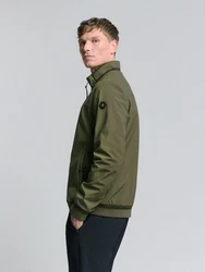 NO EXCESS Jacke Short Fit Dunkelgrün/Grün
