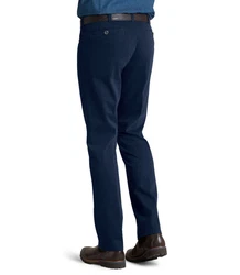 MEYER Chinos Diego mit Stretch-Dehnbund Dunkelblau/Blau