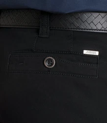MEYER Chinos Diego mit Stretch-Dehnbund Schwarz/Khaki/Braun/Dunkelblau