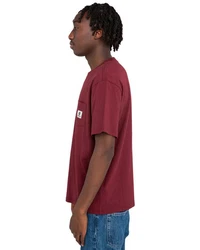 Element T-Shirt Basic Pocket Dunkelrot/Bordeaux/Rot