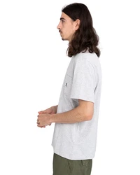 Element T-Shirt Basic Pocket Hellgrau/Grau/Silber/Rot