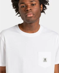 Element T-Shirt Basic Pocket Weiß/Creme/Khaki