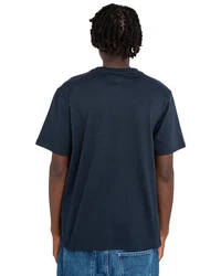 Element T-Shirt Basic Pocket Dunkelblau/Hellblau/Schwarz