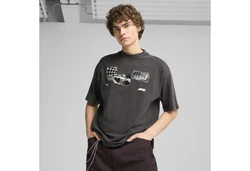 PUMA F1 Graphic T-Shirt Herren Schwarz/Grau/Dunkelgrau