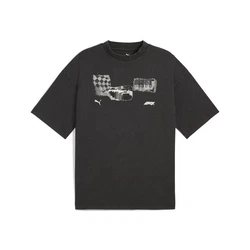 PUMA F1 Graphic T-Shirt Herren Schwarz/Grau/Dunkelgrau
