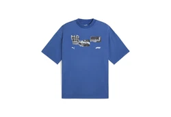 PUMA F1 Graphic T-Shirt Herren Hellblau/Blau