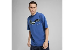 PUMA F1 Graphic T-Shirt Herren Hellblau/Blau