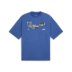 PUMA F1 Graphic T-Shirt Herren Hellblau/Blau