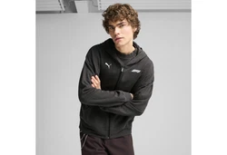 PUMA Sweatjacke F1 Graphic Hoodie Herren Dunkelgrau/Schwarz/Grau
